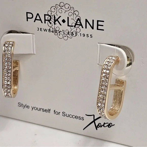 PARK LANE SPARKLE BOX MERIGOLD EARRINGS - Picture 1 of 11